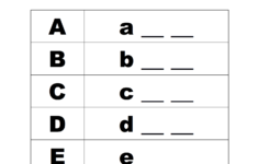 208 Free Alphabet Worksheets intended for Alphabet Beginners Worksheets