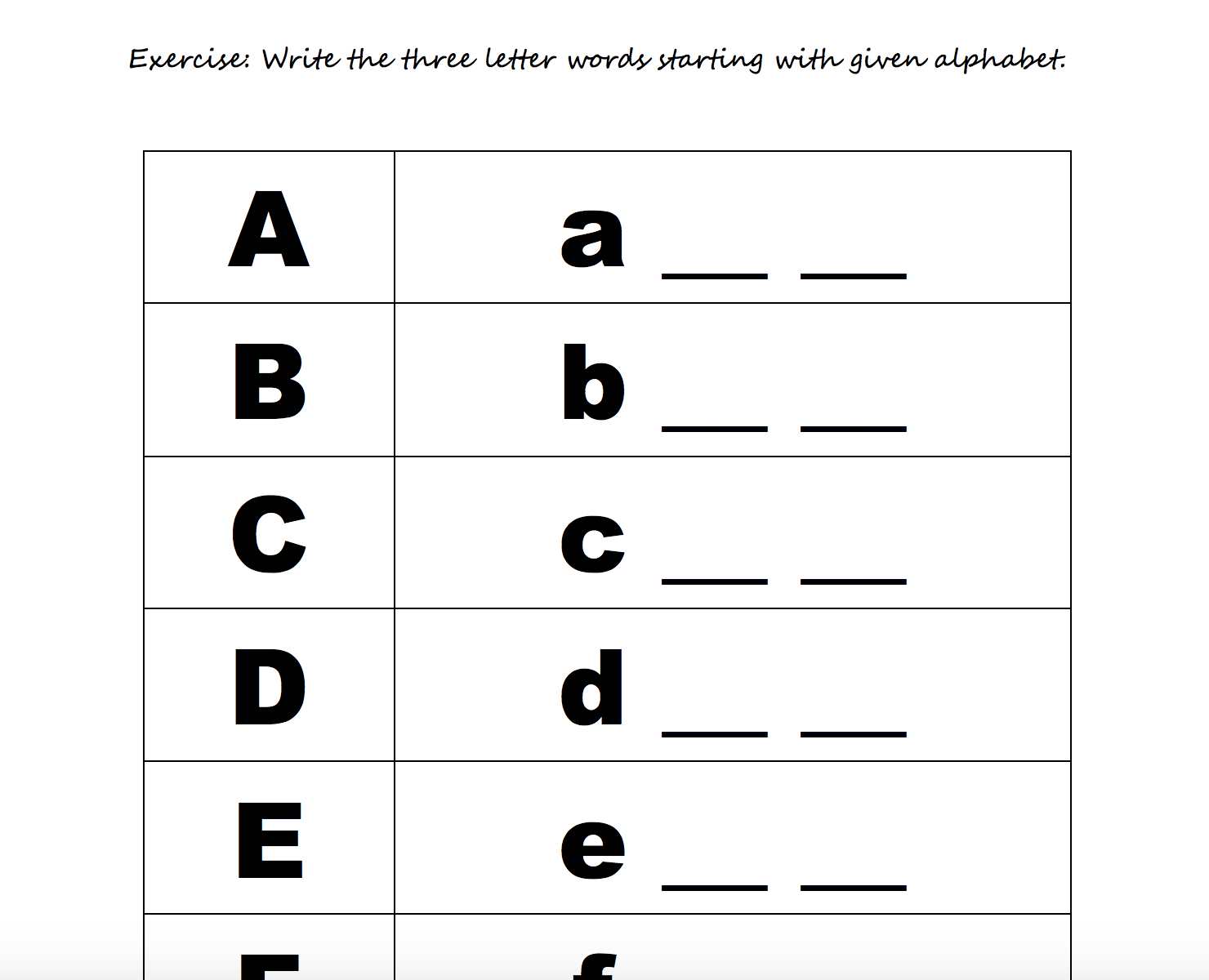 Alphabet Beginners Worksheets AlphabetWorksheetsFree