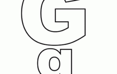 Alphabet Letter G Coloring Page - A Free English Coloring regarding Letter G Worksheets For Toddlers