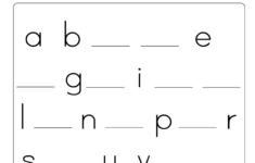 Complete The Alphabet Worksheet (Free Printable) - Doozy Moo with regard to Alphabet Worksheets Print