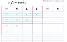 Cursive Small Letter 'c' Worksheet | Cursive Small Letters pertaining to Letter S Worksheets Sparklebox