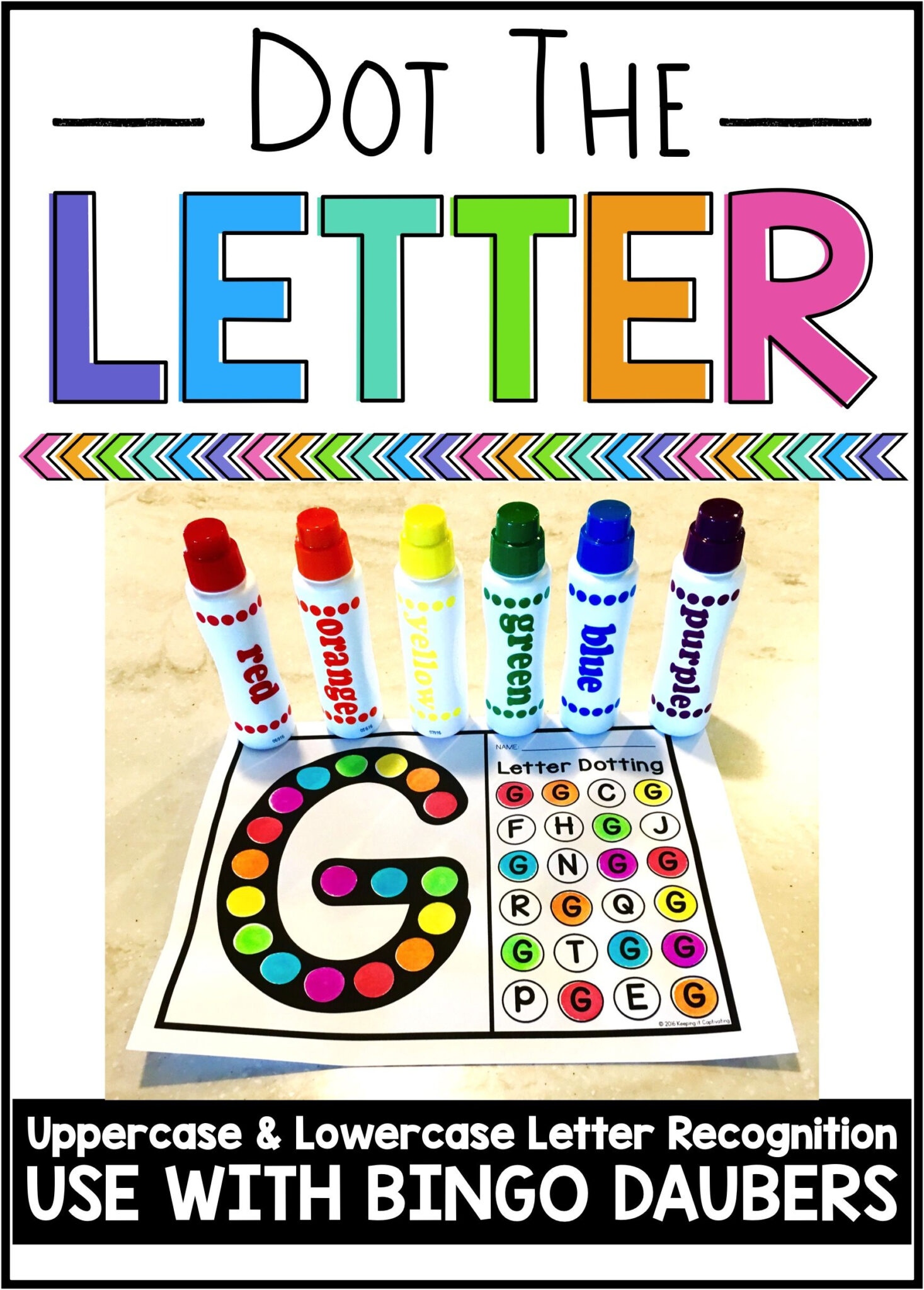 Dot The Letter | Preschool Letters, Learning Letters inside Alphabet ...