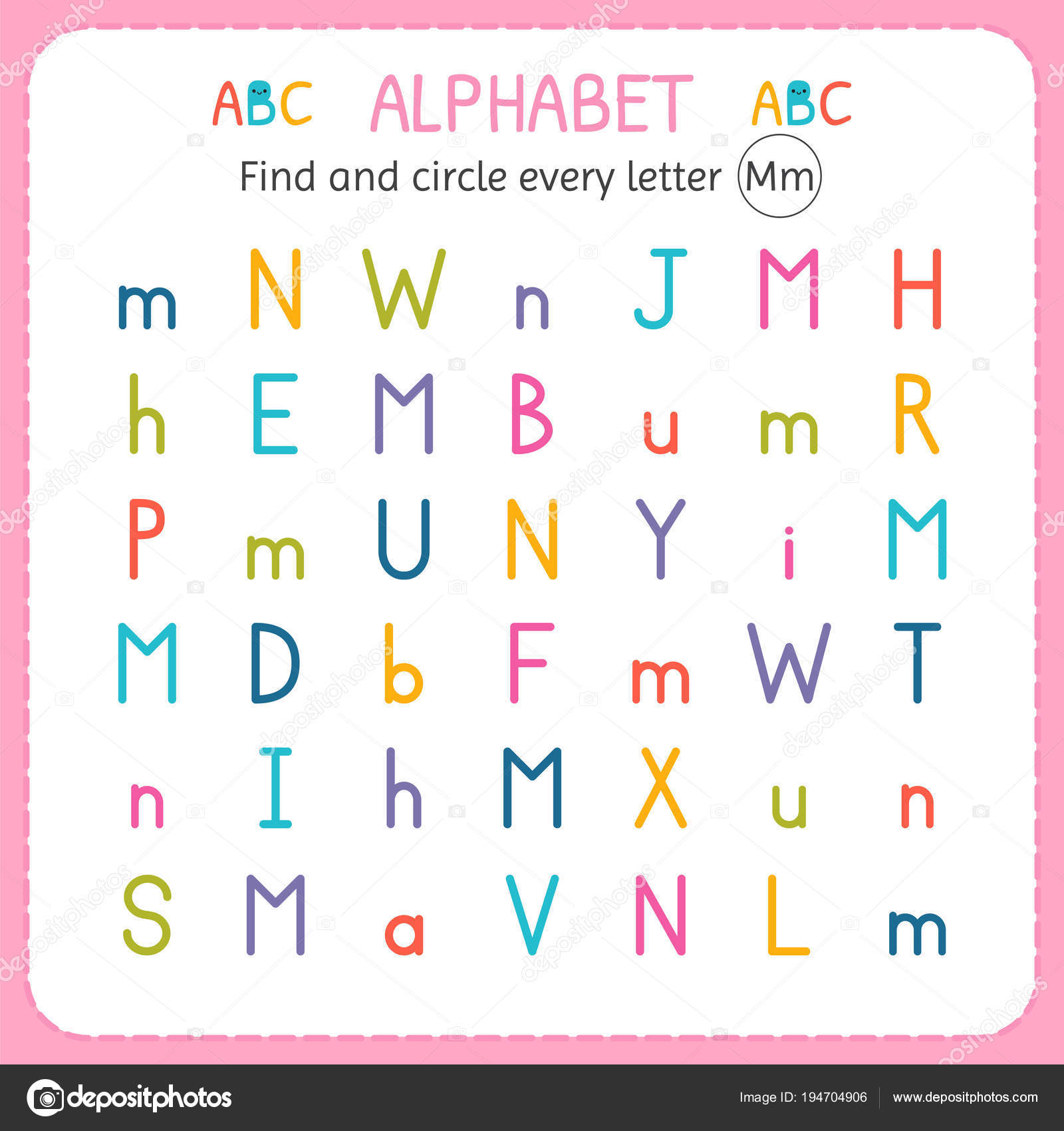 Letter M Worksheets For Kinder AlphabetWorksheetsFree