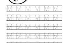 Free Printable Tracing Letter M Worksheets For Preschool within Letter M Worksheets For First Grade