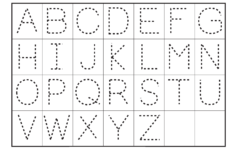 Image Result For Tracing A B C D Worksheets In Word Format inside Alphabet Tracing Worksheets For 4 Year Olds