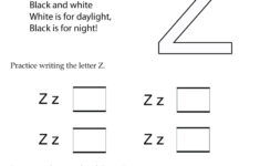 Kids Under 7: Letter Z Worksheets intended for Letter Z Worksheets For Toddlers