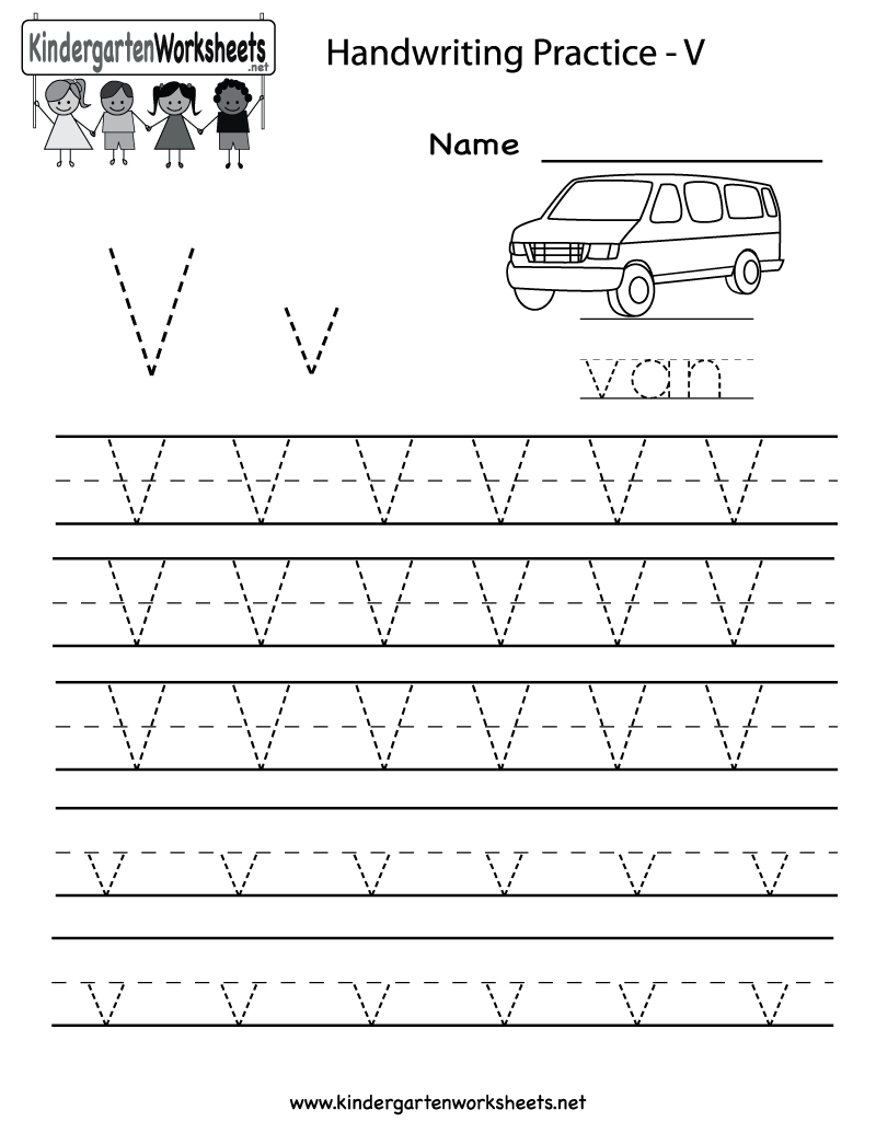 Letter V Worksheets Printable AlphabetWorksheetsFree