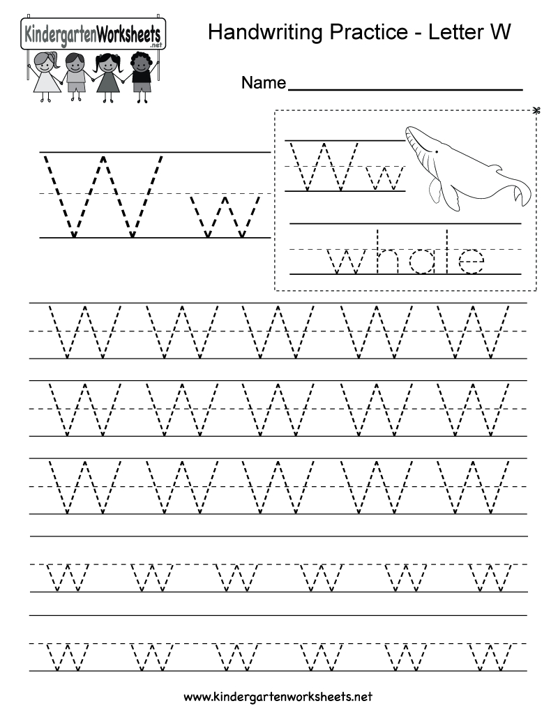 Letter W Worksheets AlphabetWorksheetsFree