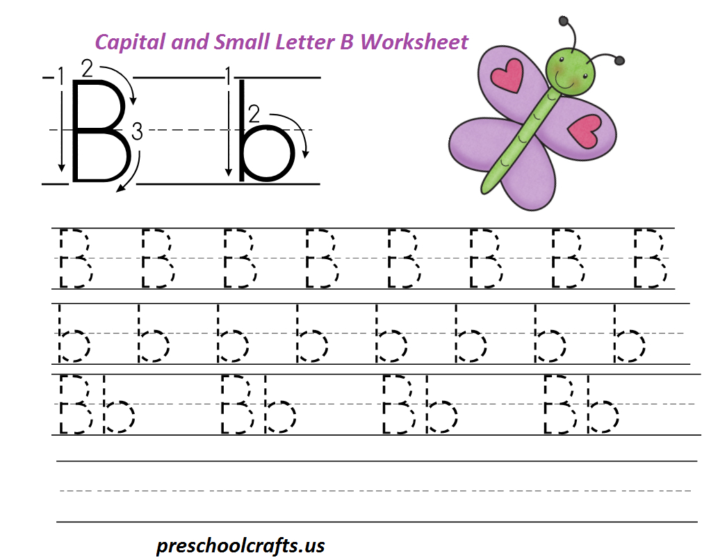 Letter B Worksheets - Preschool And Kindergarten | Letter B with Letter B Worksheets For Prek