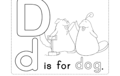 Letter D Alphabet Activity Worksheet - Doozy Moo in Letter Dd Worksheets