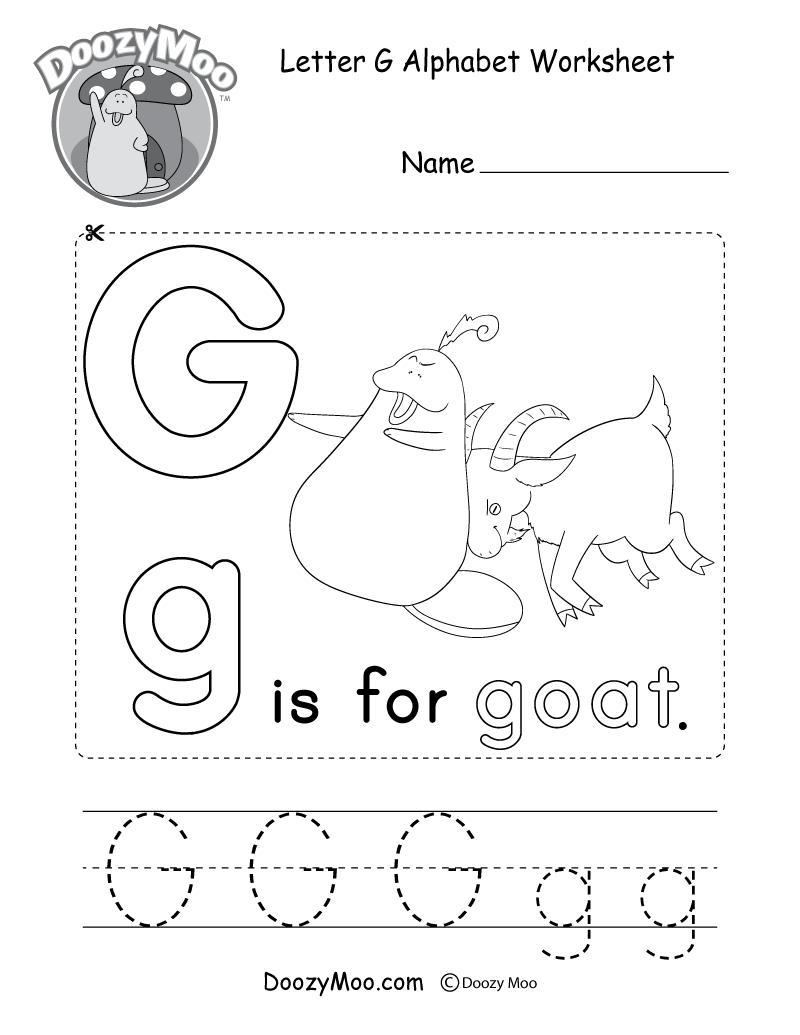 Letter G Worksheets For Kinder AlphabetWorksheetsFree