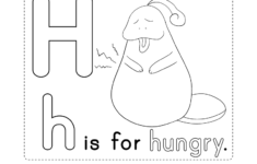 Letter H Alphabet Activity Worksheet - Doozy Moo for H Letter Worksheets