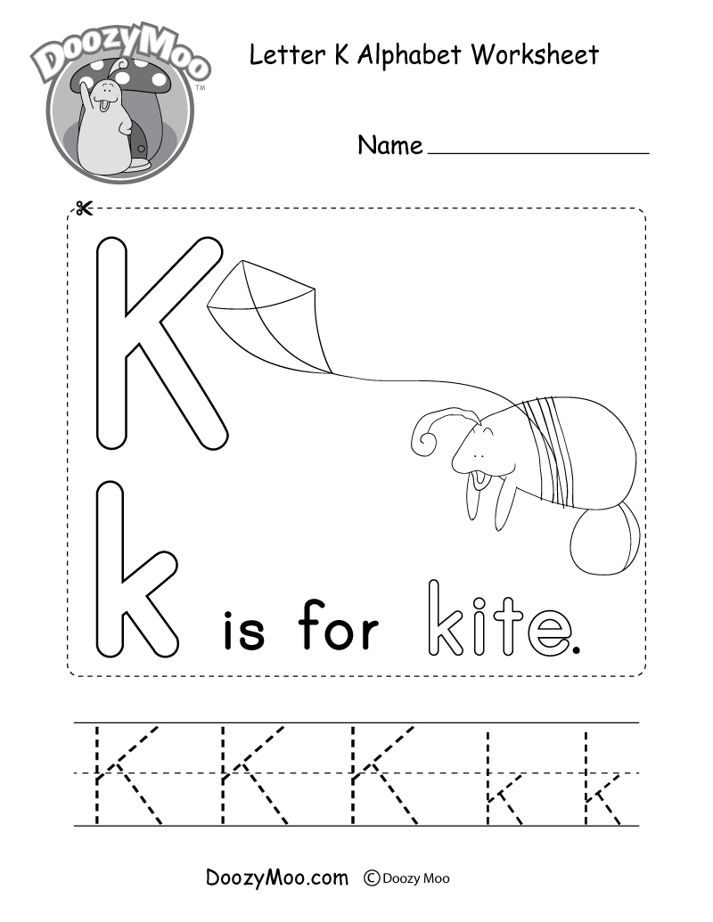 Letter K L Tracing Worksheets Name Tracing Generator Free 15 Learning The Letter K Worksheets 
