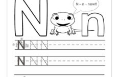 Letter N Worksheets For Kindergarten Letter N Worksheets with Letter N Worksheets Prek