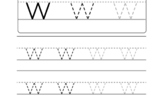 Lowercase Letter &quot;w&quot; Tracing Worksheet - Doozy Moo regarding W Letter Worksheets