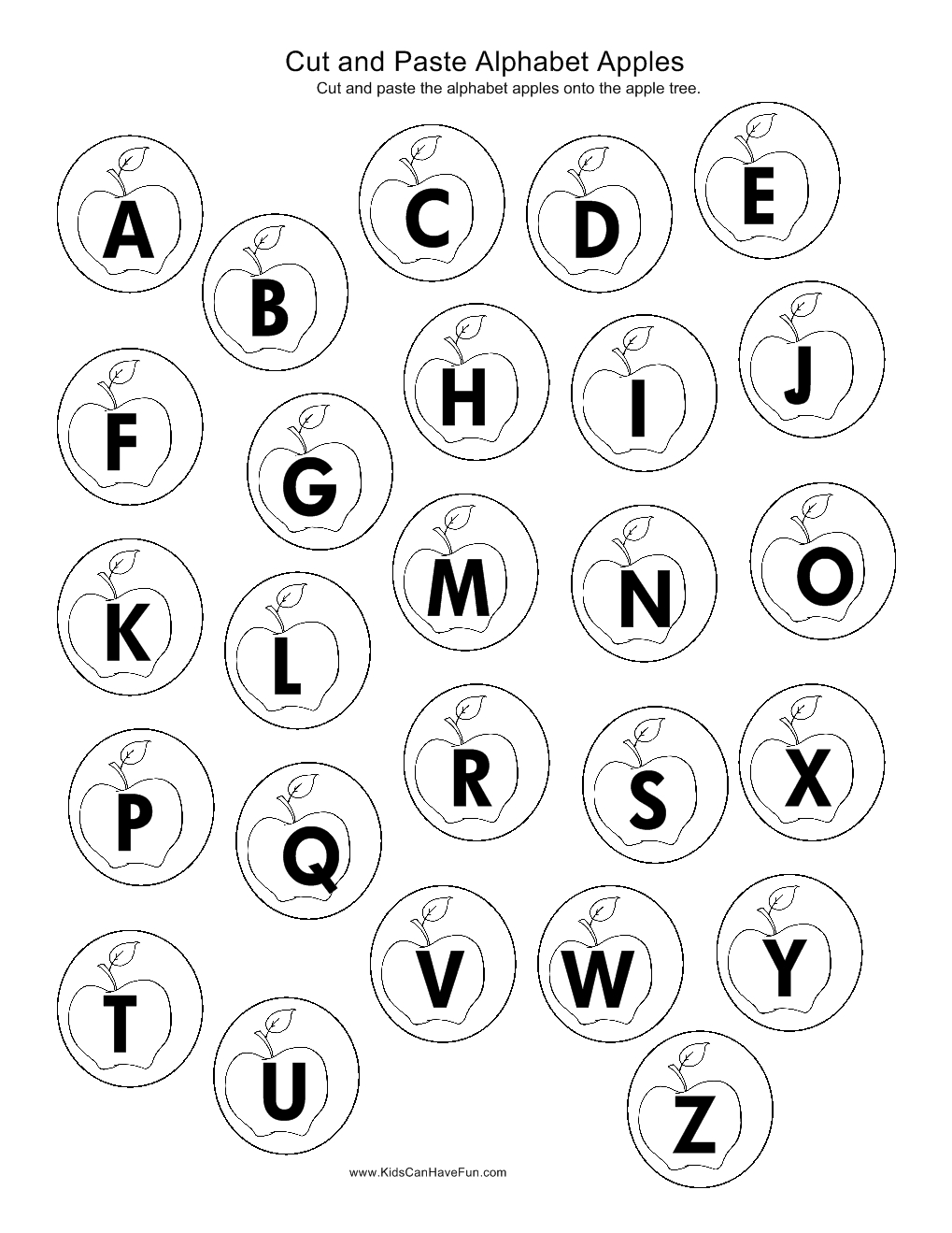 Alphabet Worksheets Cut And Paste AlphabetWorksheetsFree