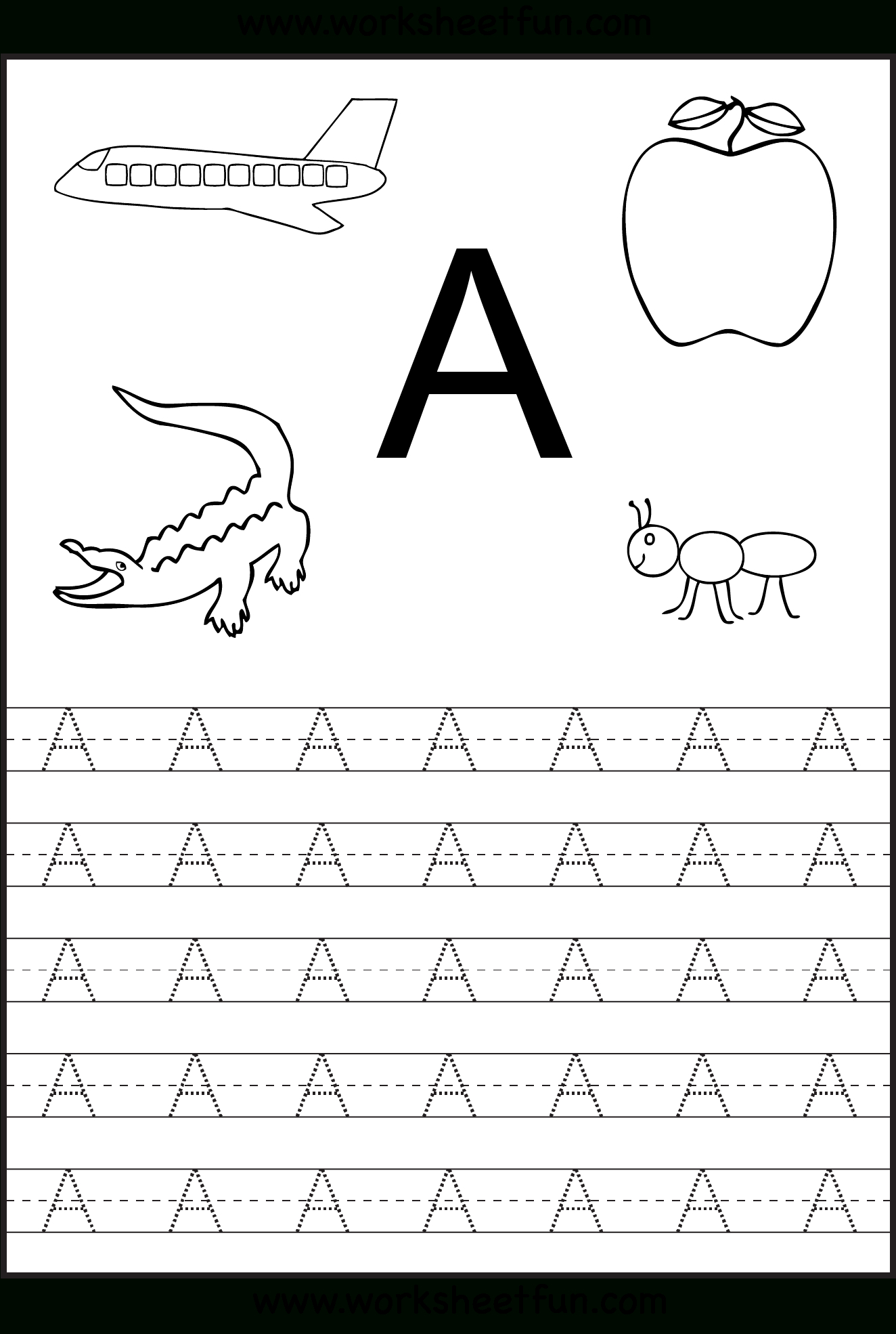 Pre K Alphabet Worksheets Free AlphabetWorksheetsFree