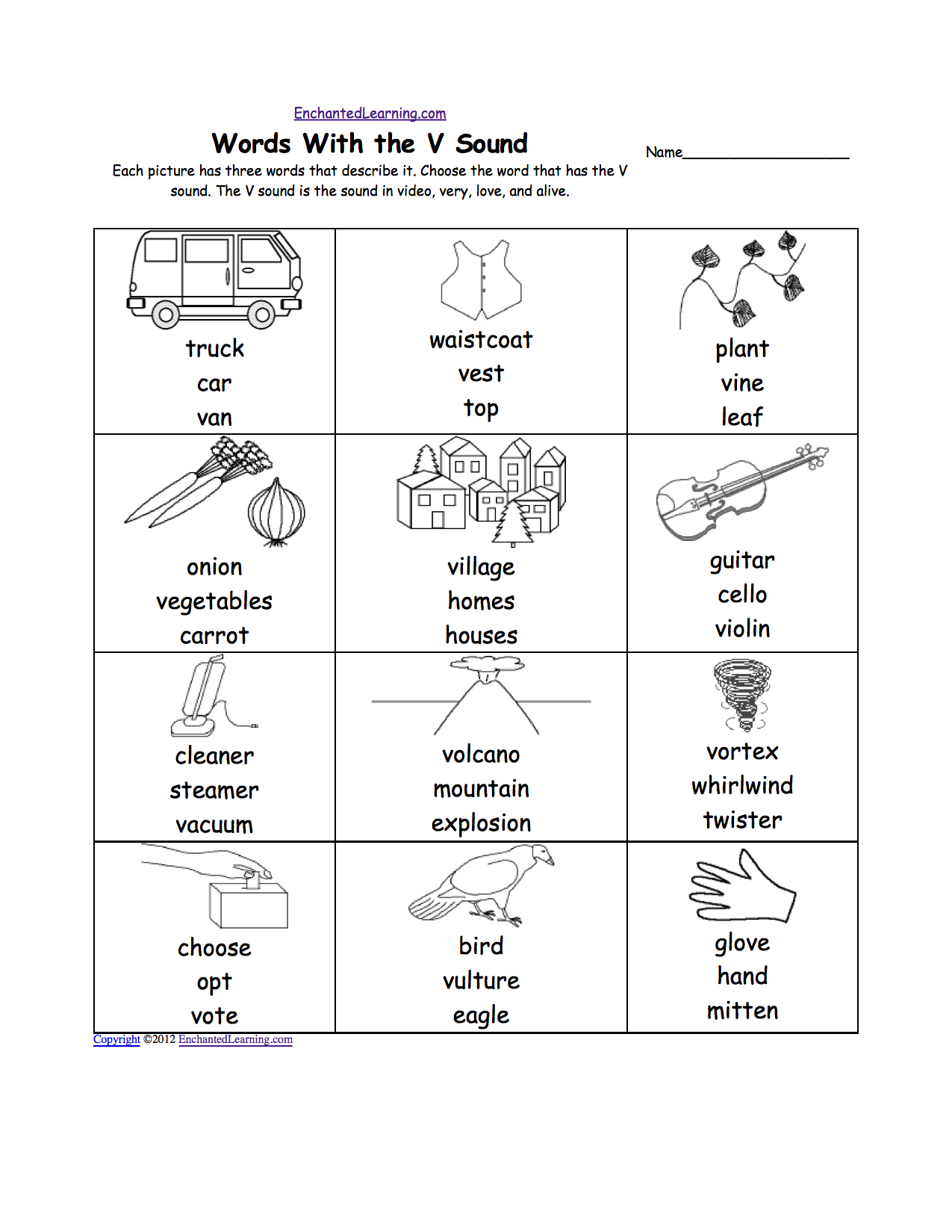 Letter V Worksheets Printable AlphabetWorksheetsFree