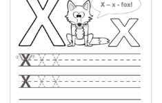 Preschool Reading Writing Worksheets Trace And Write The with regard to Letter X Worksheets