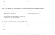 Quiz &amp; Worksheet - Pronouncing The Vowels Of The Spanish with regard to Alphabet Exercises In Spanish