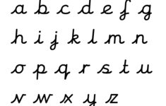 The Cursive Alphabet Used In Most Uk Schools | Cursive inside Alphabet Handwriting Worksheets Uk