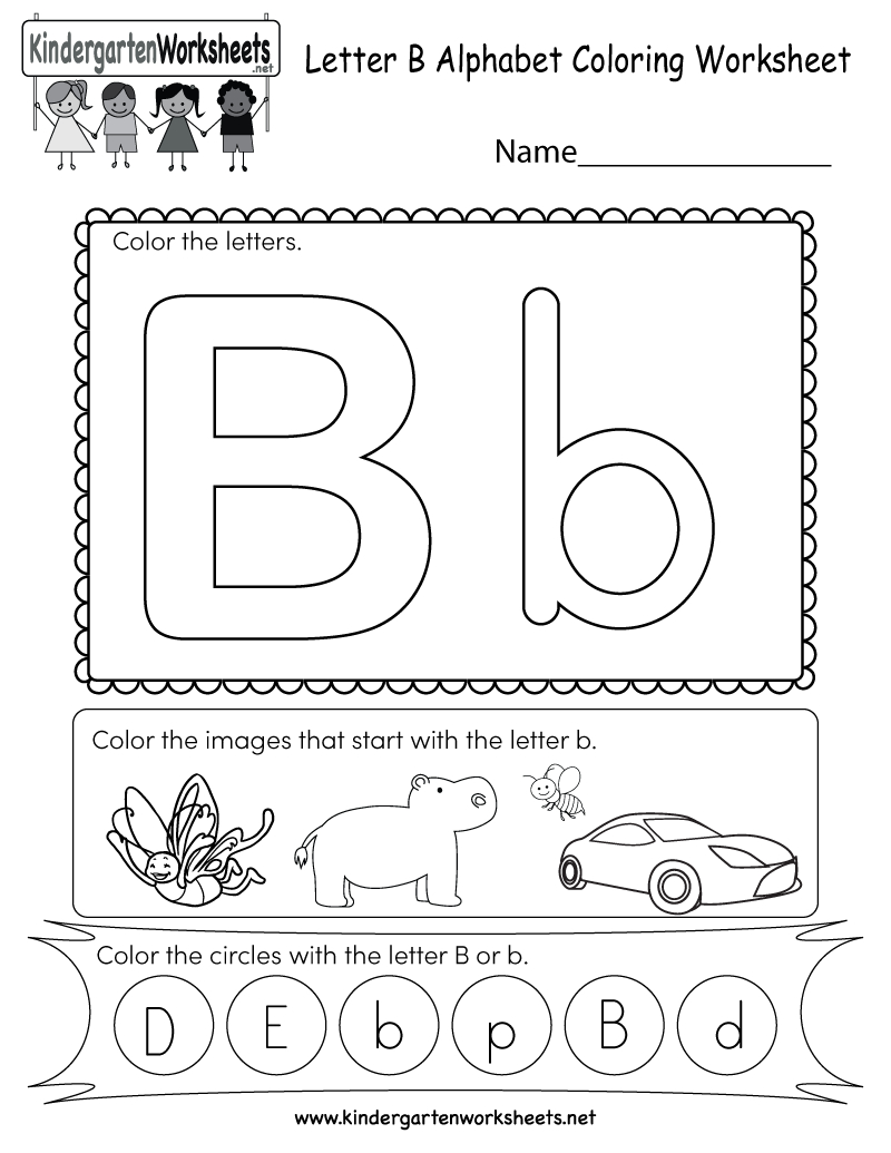 Letter B Alphabet Worksheets | AlphabetWorksheetsFree.com