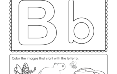 This Is A Fun Letter B Coloring Worksheet. Kids Can Color regarding Letter B Worksheets For Preschool Free