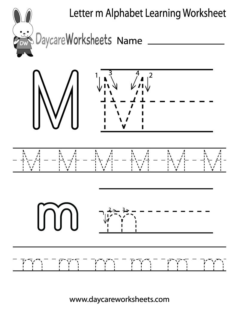 Tracing And Writing The Letter M. Worksheet M Is For. Color with regard to Letter M Worksheets For Kinder