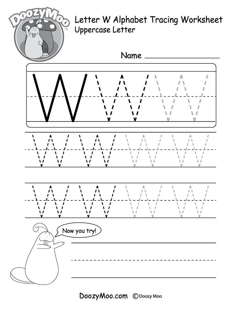 Letter W Worksheets For Preschool AlphabetWorksheetsFree