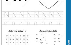 Writing Letter N. Worksheet. Writing A-Z, Alphabet with Letter N Worksheets Free Printables