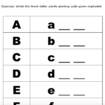 208 Free Alphabet Worksheets Throughout Alphabet Exercises Elementary
