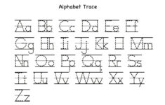 Alphabet Letter Tracing Printables | Activity Shelter within Letter Tracing Kindergarten