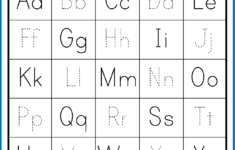 Alphabet Tracing Worksheets - Uppercase &amp; Lowercase Letters with regard to Alphabet Tracing Uppercase And Lowercase