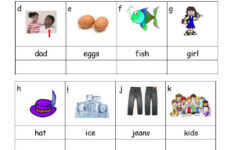 Alphabet Words - Interactive Worksheet for Alphabet Words Worksheets