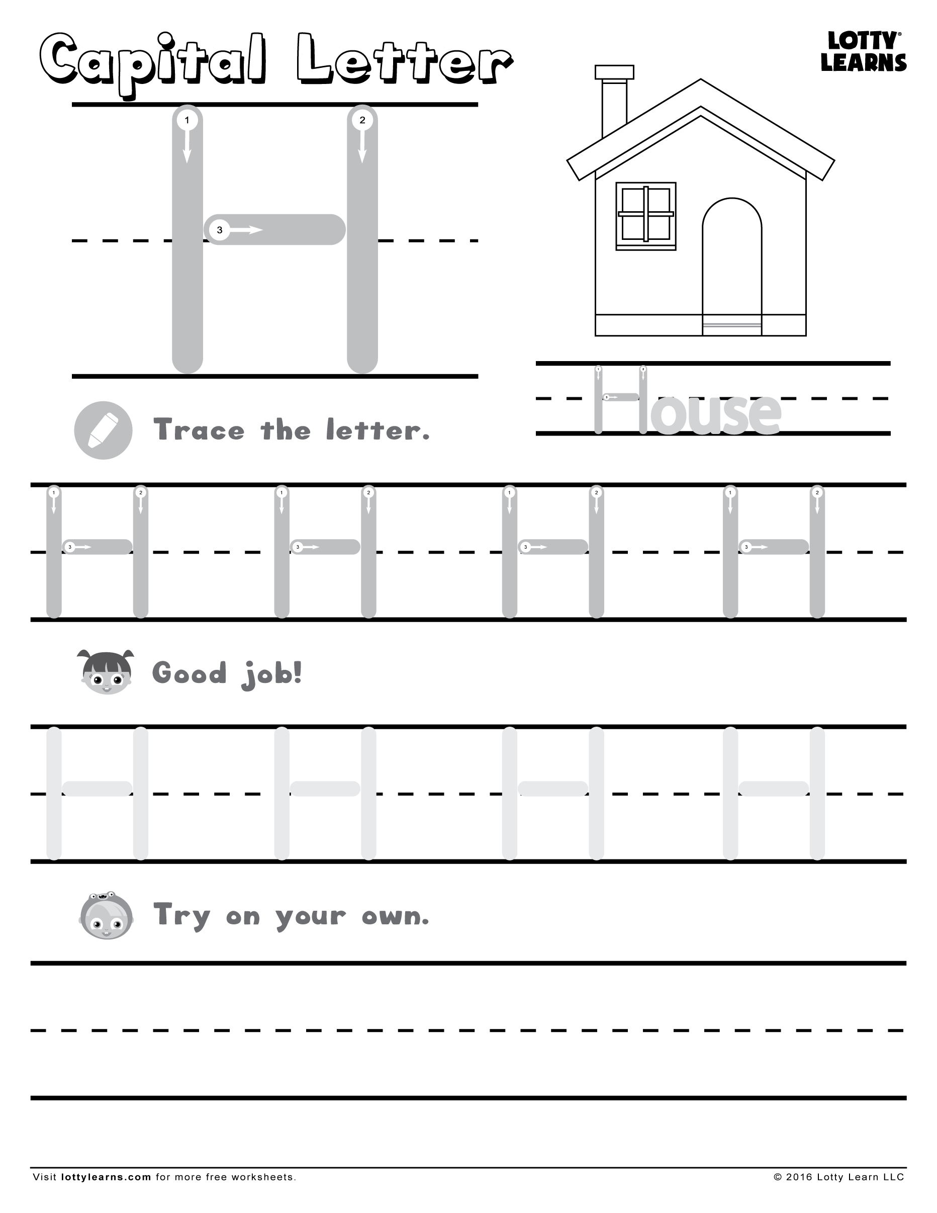 Letter H Worksheets For Pre K AlphabetWorksheetsFree