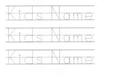 Customizable Printable Letter Pages | Name Tracing inside Name Tracing Maker