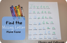 Find The Missing Letter Name Game - Love This Idea! | Sınıf with regard to Name Tracing Jayden