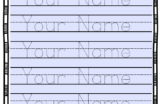 Free Editable Name Tracing Activity - Type Student Names And for Name Tracing Create