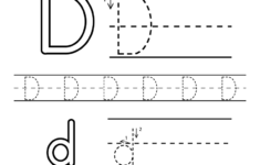 Free Letter D Alphabet Learning Worksheet For Preschool within Letter A Worksheets For Pre K