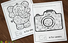 Free Letter Recognition Worksheets A To Z with Letter Id Worksheets