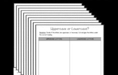 Free Letter Sorts (Uppercase And Lowercase Letters Of The intended for Alphabet Sorting Worksheets