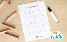 Free Name And Alphabet Tracing Mat | My Party Design in Letter Tracing Editable