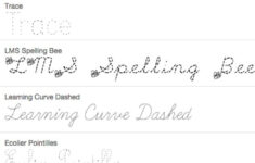 Free Name Tracing Worksheet Printable + Font Choices in Name Tracing Learning