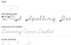 Free Name Tracing Worksheet Printable + Font Choices with Name Tracing Diy