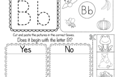 Free Printable Letter B Beginning Sounds Phonics Worksheet in Letter B Worksheets Free Printables