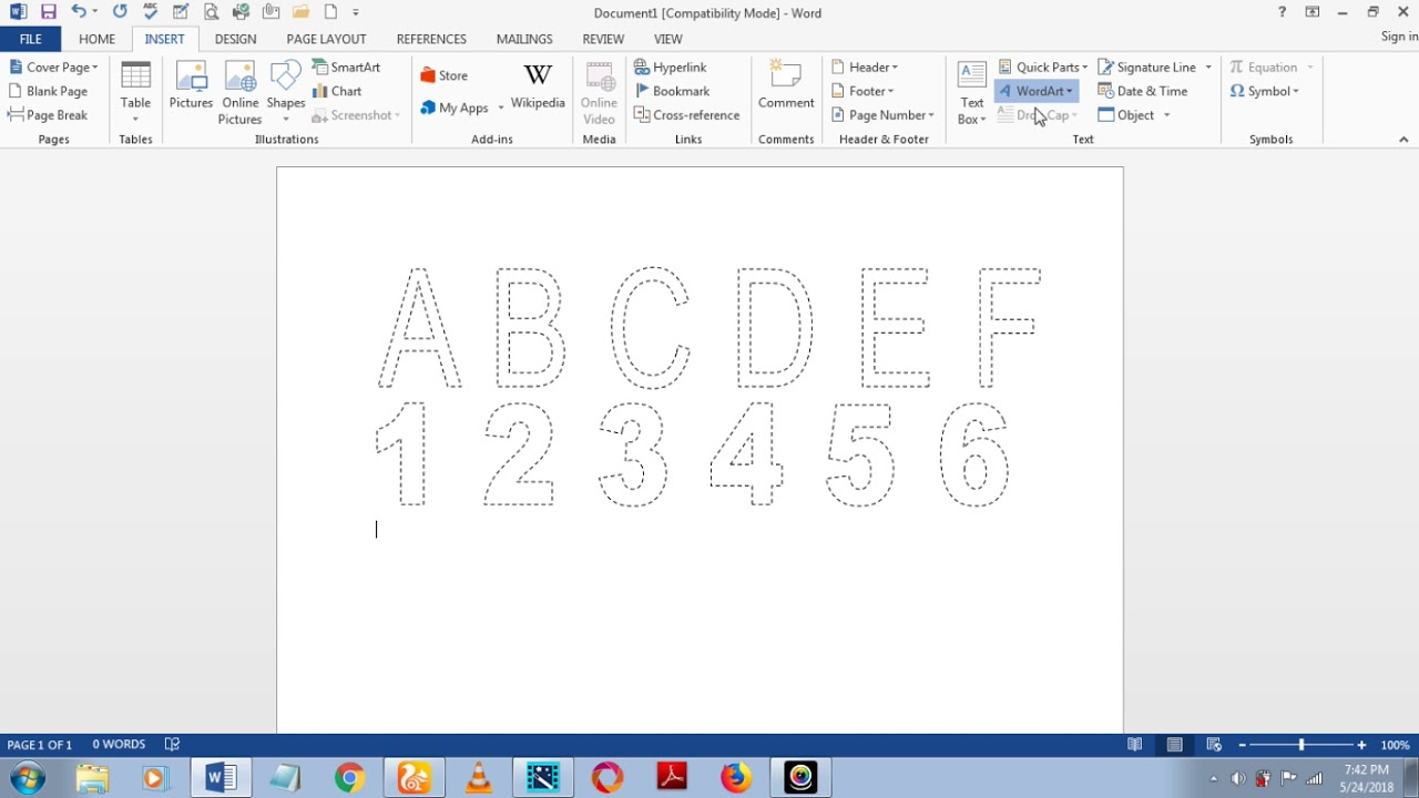 Name Tracing In Word AlphabetWorksheetsFree