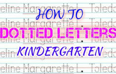 How To Make Dotted Letters (Tagalog )- Kindergarten intended for Name Tracing Dotted Lines