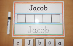 I Can Write And Spell My Name - Personalised Name Card regarding Name Tracing Jacob