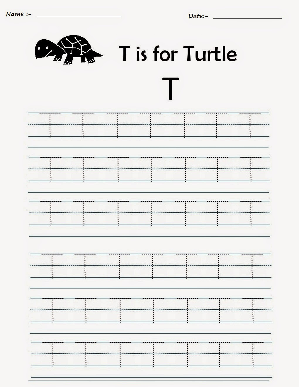 letter-t-tracing-worksheets