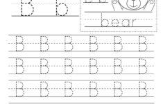 Letter B Writing Practice Worksheet. This Series Of pertaining to Letter B Worksheets Free Printables